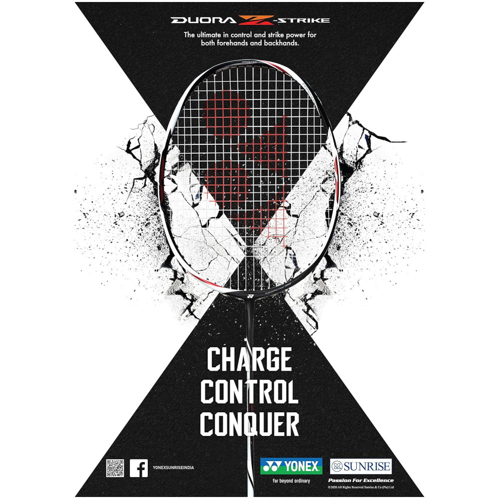 Yonex Duora Z Strike Badminton Racket - Unstrung