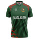 Bangladesh ODI World Cup 2023 Half Sleeves Cricket Fan Jersey - 100% Dryfit Polyester - With Name Personalisation