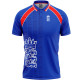 England Blue ODI World Cup 1999 Half Sleeves Cricket Fan Jersey - 100% Dryfit Polyester
