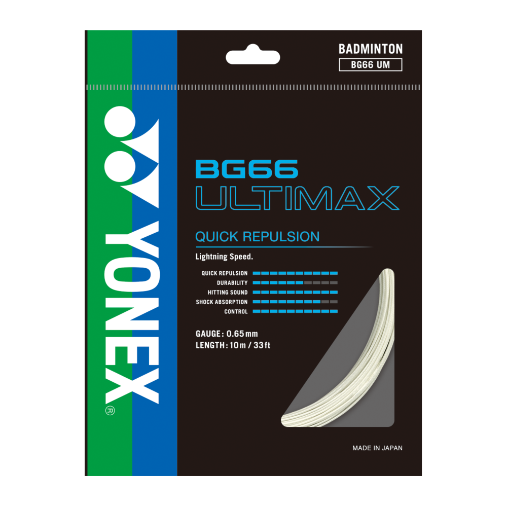 Yonex BG 66 Ultimax Badminton String - 0.65mm
