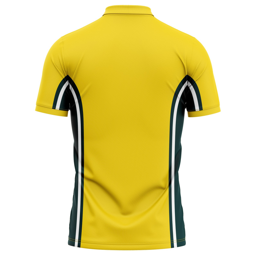 Australia Half Sleeves Cricket Fan Jersey - 100% Dryfit Polyester - With Name Personalization