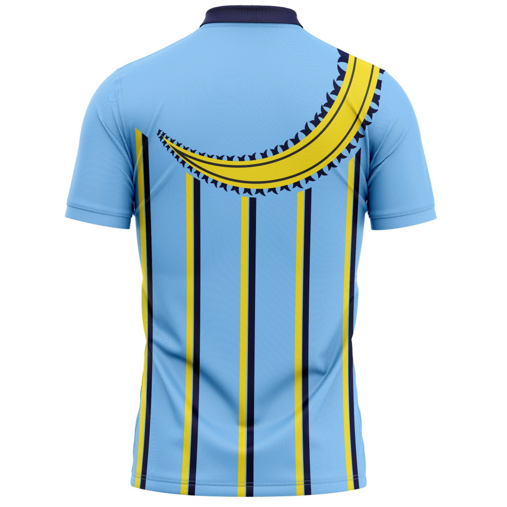 India Blue ICC Champions Trophy 2000 Half Sleeves Cricket Fan Jersey - 100% Dryfit Polyester - With Name Personalisation India Blue ICC Champions Trophy 2000 Half Sleeves Cricket Fan Jersey - 100% Dryfit Polyester - With Name Personalisation