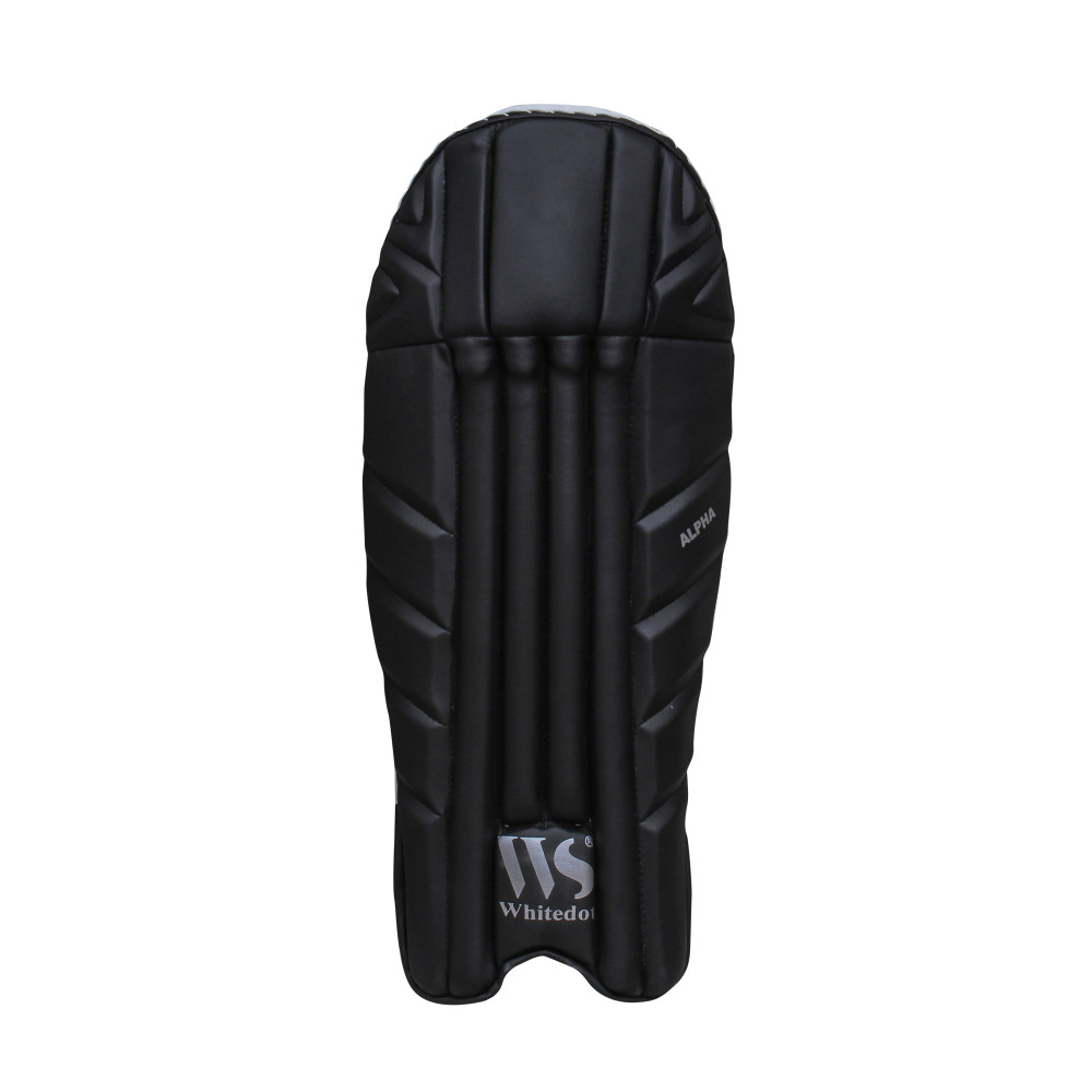 Whitedot Alpha Players Black Wicket Keeping Pads Whitedot Alpha Players Black Wicket Keeping Pads