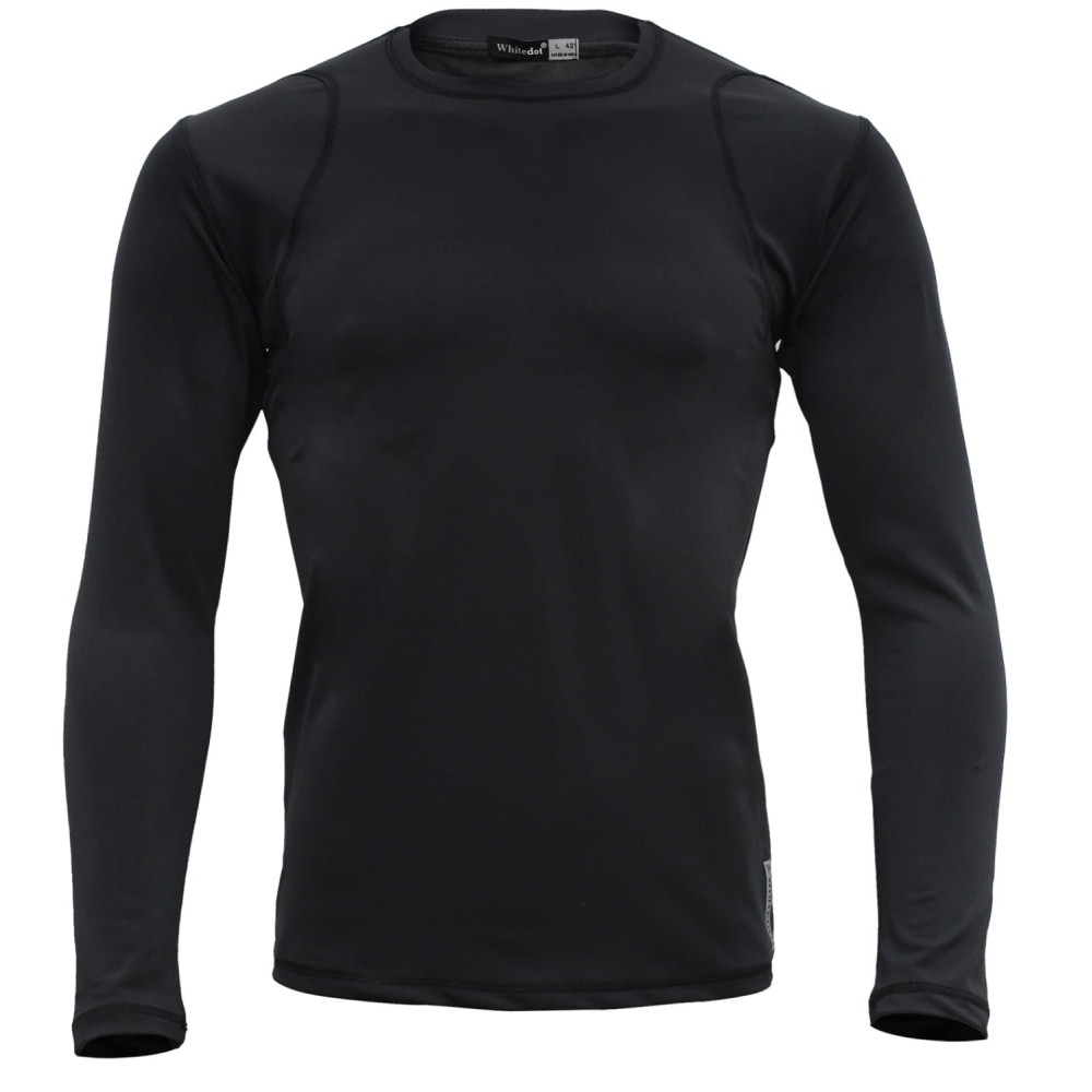 Whitedot Sigma Black Long Sleeve Compression Top Whitedot Sigma Black Long Sleeve Compression Top