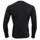 Whitedot Sigma Black Long Sleeve Compression Top Whitedot Sigma Black Long Sleeve Compression Top