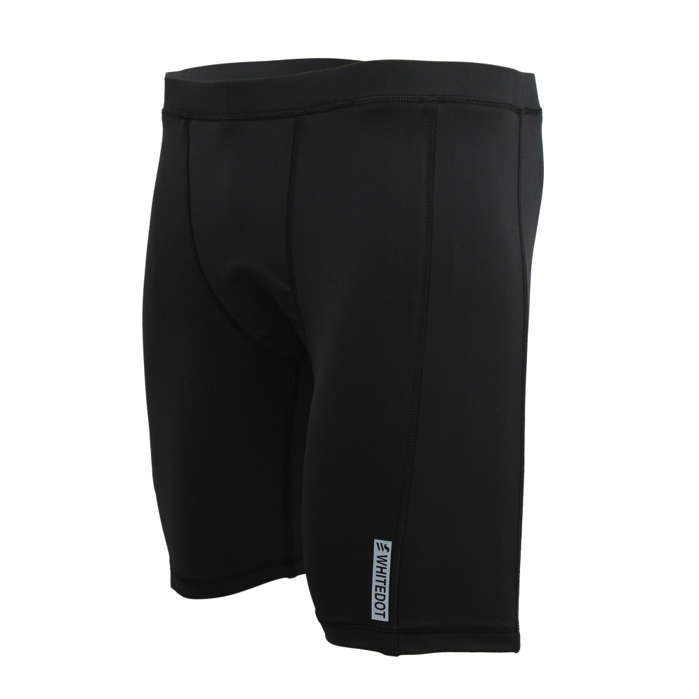 Whitedot Sigma Black Quick Dry Compression Shorts with Mobile Pocket Whitedot Sigma Black Quick Dry Compression Shorts with Mobile Pocket