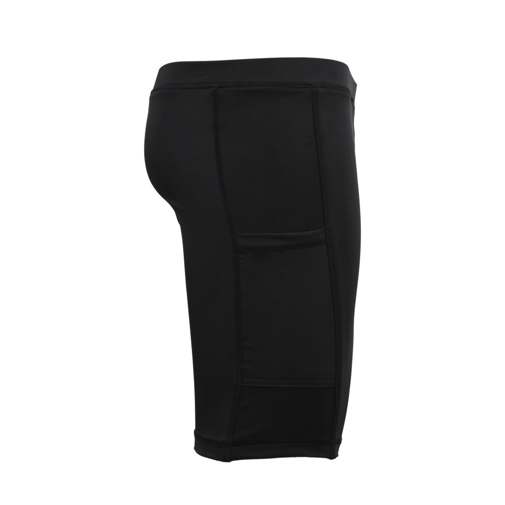 Whitedot Sigma Black Quick Dry Compression Shorts with Mobile Pocket Whitedot Sigma Black Quick Dry Compression Shorts with Mobile Pocket