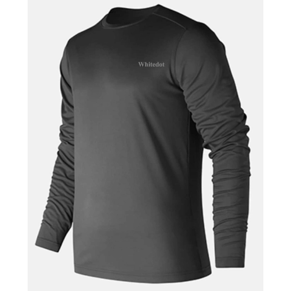 Whitedot Alpha Black Long Sleeve Compression Top Whitedot Alpha Black Long Sleeve Compression Top