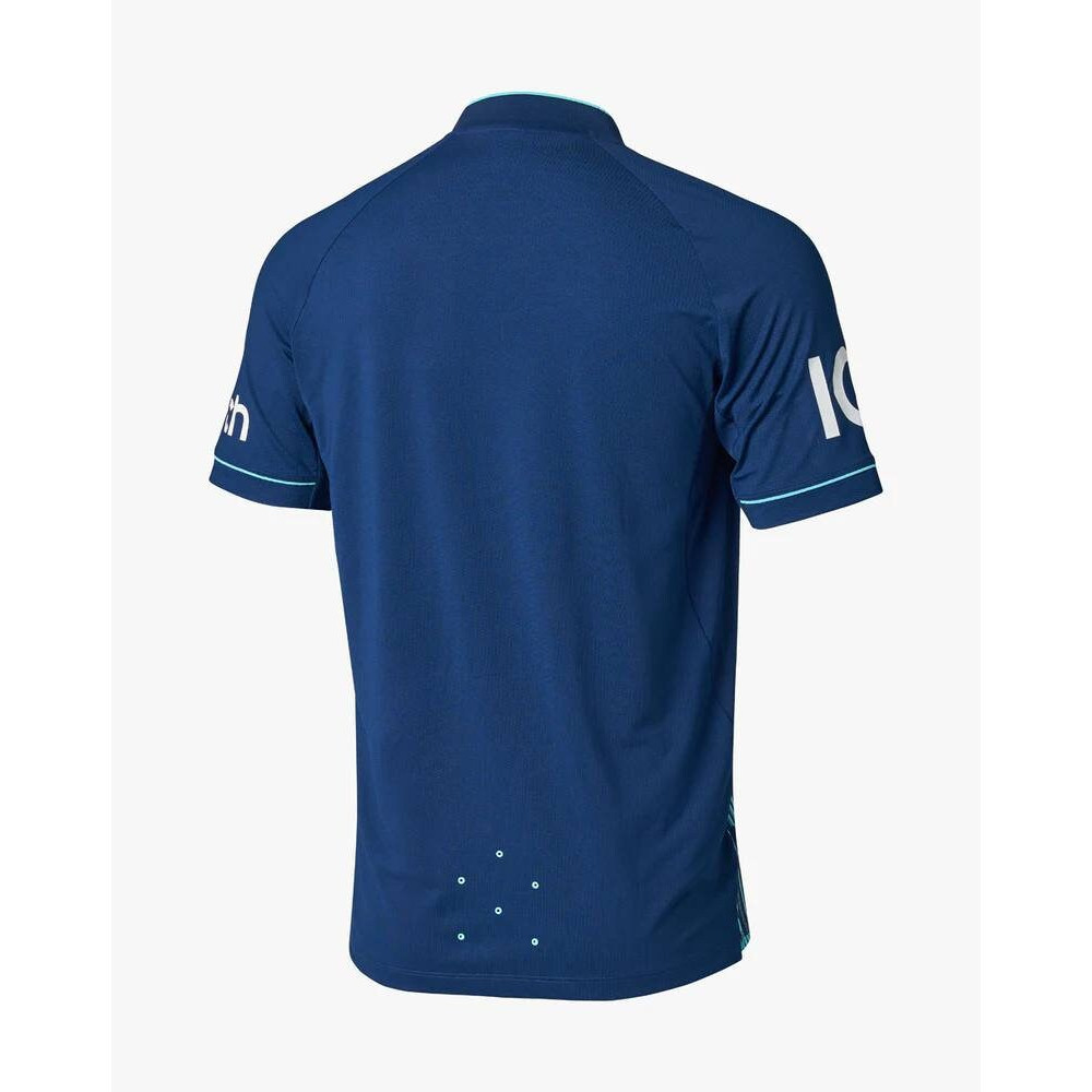 England Blue 2022 ODI World Cup Half Sleeves Cricket Fan Jersey - 100% Dryfit Polyester - With Name Personalization