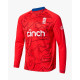 England Red 2022 T20 World Cup Full Sleeves Cricket Fan Jersey - 100% Dryfit Polyester - With Name Personalization