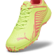 Puma 22 FH Rubber Unisex Cricket Shoes - Green-Fire Orchid Puma 22 FH Rubber Unisex Cricket Shoes - Green-Fire Orchid