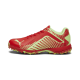 Puma 22 FH Rubber Unisex Cricket Shoes - PUMA Red-Speed Green
