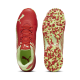 Puma 22 FH Rubber Unisex Cricket Shoes - PUMA Red-Speed Green