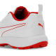 Puma Classic Cat Cricket Shoes - PUMA White-Grey Dawn-Red Blast Puma Classic Cat Cricket Shoes - PUMA White-Grey Dawn-Red Blast