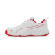 Puma Classic Cat Cricket Shoes - PUMA White-Grey Dawn-Red Blast Puma Classic Cat Cricket Shoes - PUMA White-Grey Dawn-Red Blast