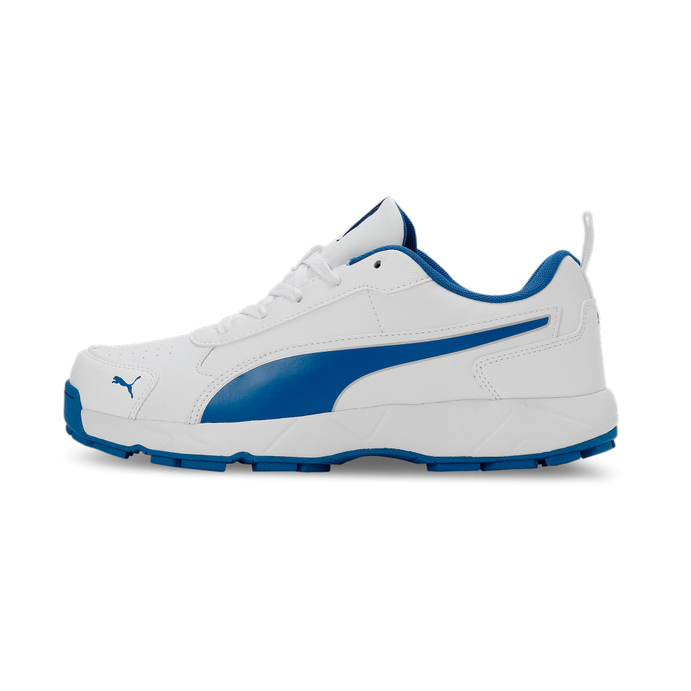 Puma Classic Cat Cricket Shoes - PUMA White-PUMA Team Royal-PUMA Silver Puma Classic Cat Cricket Shoes - PUMA White-PUMA Team Royal-PUMA Silver