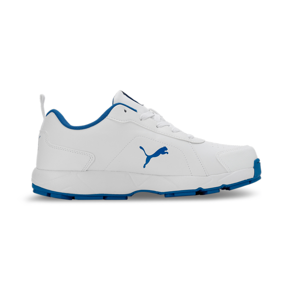 Puma Classic Cat Cricket Shoes - PUMA White-PUMA Team Royal-PUMA Silver Puma Classic Cat Cricket Shoes - PUMA White-PUMA Team Royal-PUMA Silver