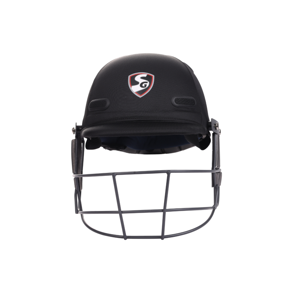 SG Acetech Coloured Cricket Helmet (Black) SG Acetech Coloured Cricket Helmet (Black)
