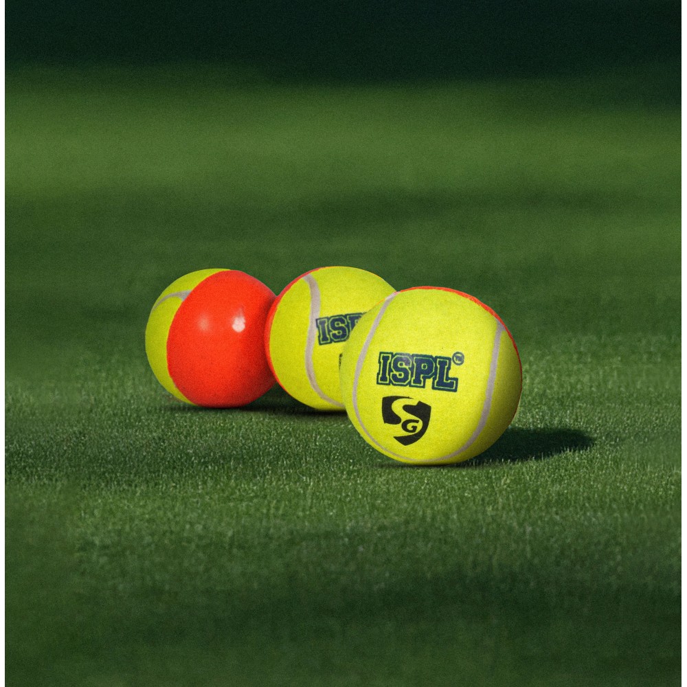 SG X ISPL Tennis Swing Cricket Ball SG X ISPL Tennis Swing Cricket Ball