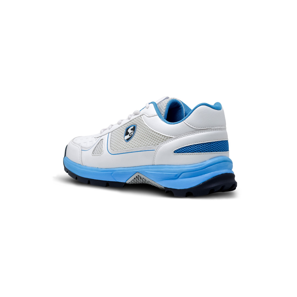 SG SCORER 6.0 Cricket Shoe Design for Performance on the Field - White/Aqua/Black SG SCORER 6.0 Cricket Shoe Design for Performance on the Field - White/Aqua/Black