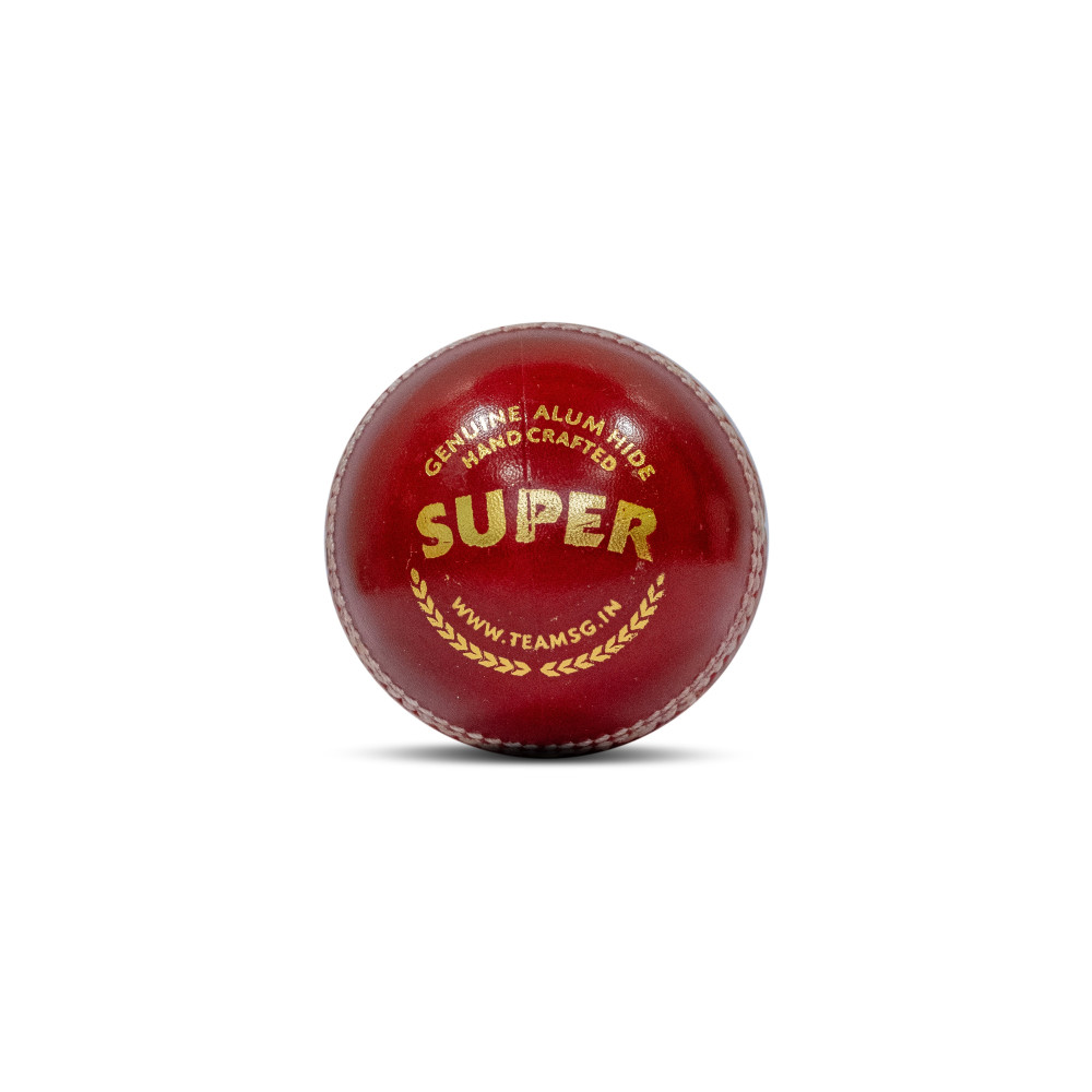 SG SUPER RED Cricket Ball - Using Premium Quality LEATHER, Pack of 1 SG SUPER RED Cricket Ball - Using Premium Quality LEATHER, Pack of 1